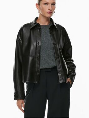Aritzia Babaton Pelli Hip Shirt Jacket